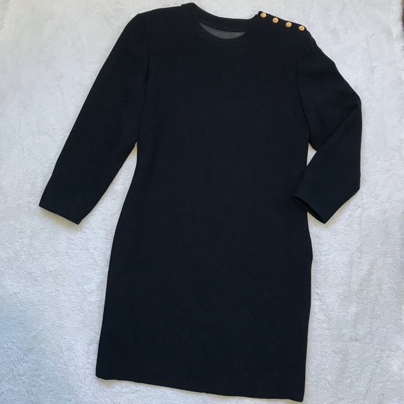 Rouie Vintage Long Sleeve Shift Dress Women Size 8 - Picture 3 of 14